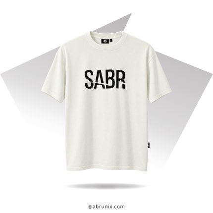 ABRUNIX Sabr صبر Arabic English Islamic Drop Shoulder T-Shirt