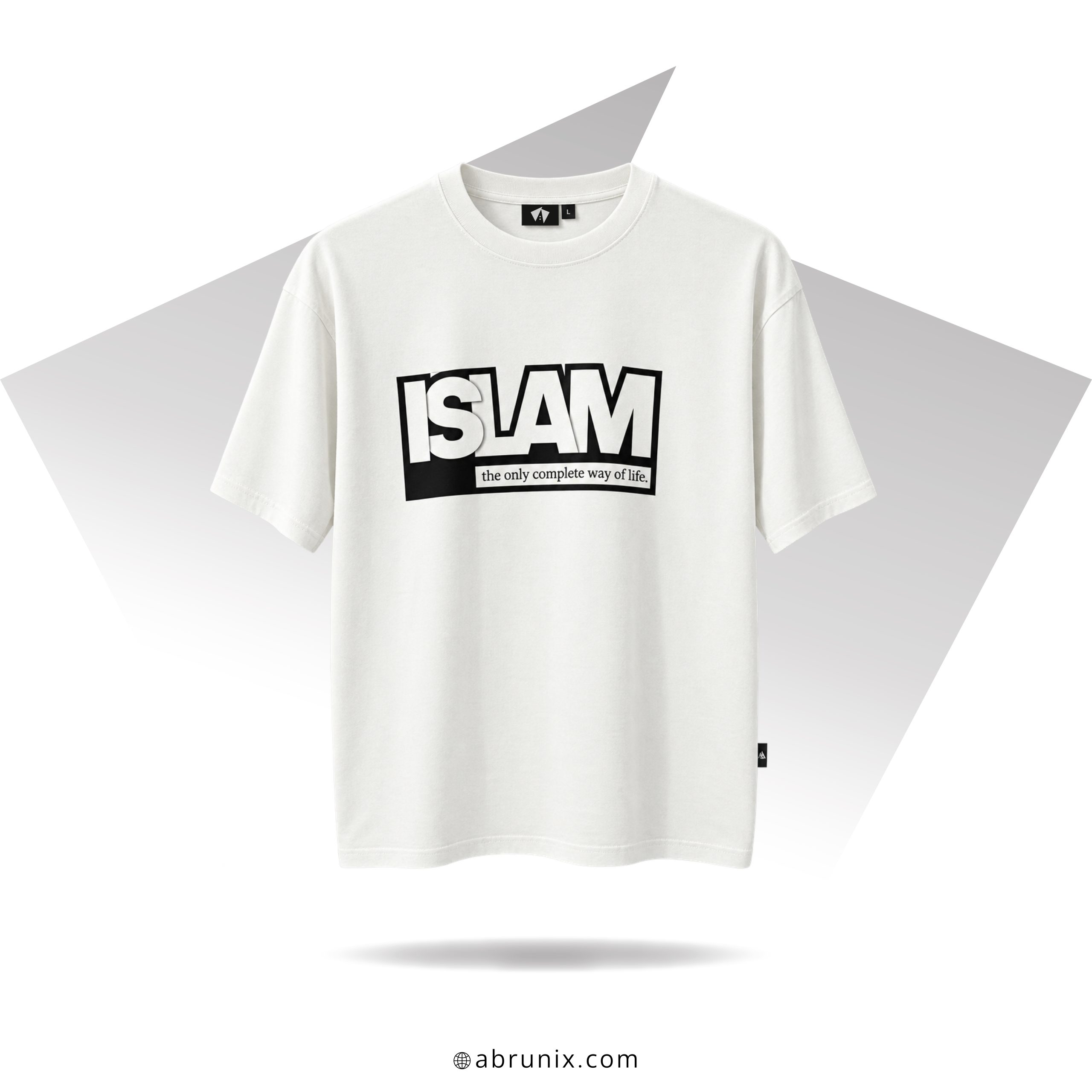 w post 3 ISLAM — The Only Complete Way of Life | Drop Shoulder T-Shirt - Image 1